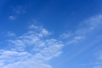 Whispy Cirrus Clouds on Sunny Day sunny,