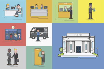 Illustration of bank