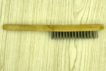 Paint brush isolated with clipping path handtool .