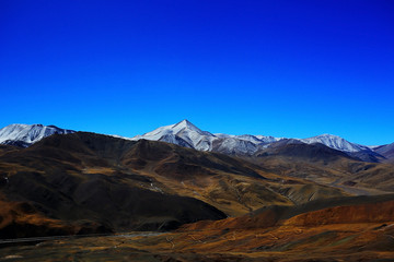 Naklejka na ściany i meble Tibetan landscape travel