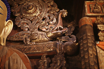 in a Buddhist monastery in Tibet