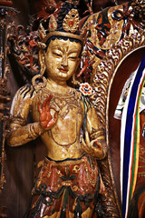 in a Buddhist monastery in Tibet