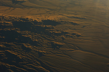 desert landscape of nature