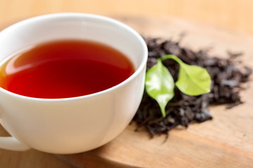 morning tea on the table
