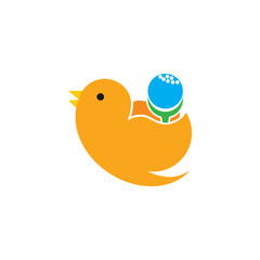 Golf Bird Logo Icon Design