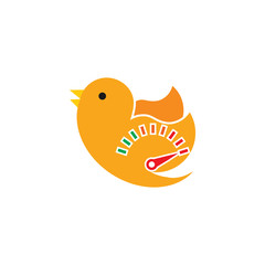 Speed Bird Logo Icon Design