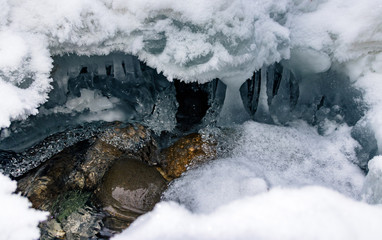 Iced Creek, Yukon Territory, Canada