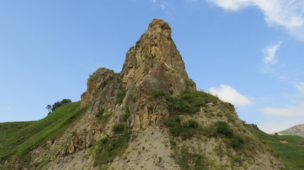 The Landscape Of The Main Caucasian Ridge. Russia. Karachay-Cherkess Republic.