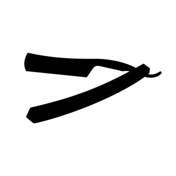 recommend clip art: Straight razor icon