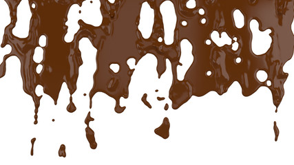 flowing molten chocolate