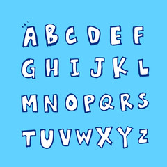 벡터 문자 / 손으로 쓴 글씨체