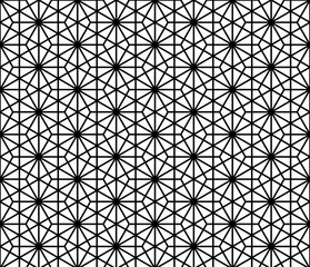 Seamless traditional Japanese ornament Kumiko