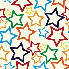 seamless stars pattern