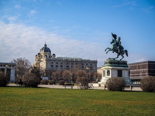 Cityscape views of Vienna. The buildings and architecture, urban life Vienna