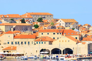 Dubrovnik old town, travel destination in Croatia