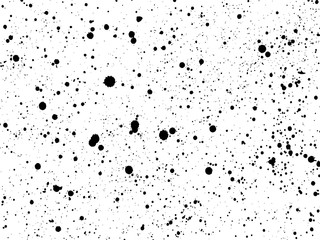 Ink blots Grunge urban background. Texture Vector. Dust overlay distress grain . Black paint splatter , dirty,poster for your design. Hand drawing illustration