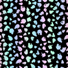 Abstract holographic spot. Vector seamless pattern. Holographic texture.