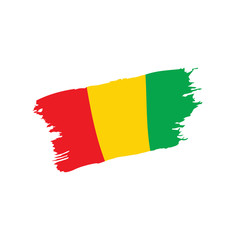 guinea flag, vector illustration