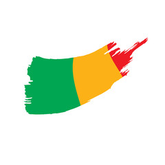 Mali flag. Vector