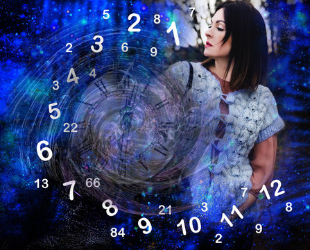Numerology of destiny, figures in space