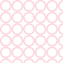 Circle pink hearts