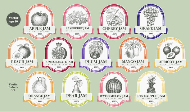 Vintage Jam Labels Images – Browse 159 Stock Photos, Vectors ...