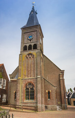 Fototapeta na wymiar Old church in the historic center of Marken