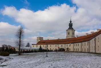 Monastery complex of the Cistercian abbey in Sulejow, Lodzkie, Poland