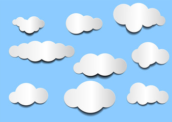set of cloud