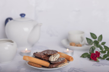 different cookies on a coffee table
