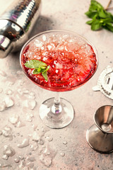 Fresh margarita cocktail