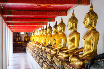 Buddha statue at Wat Pho,Pho temple,thailand.