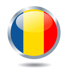 Fototapeta premium Flag of Romania vector illustration