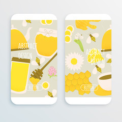 Honey and ginger design concept