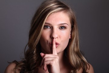 Naklejka premium Beautiful caucasian woman