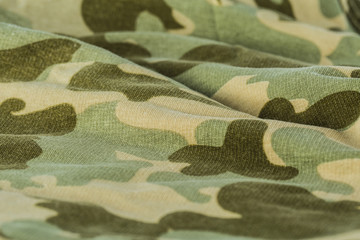 Textile camouflage uniform color background pattern