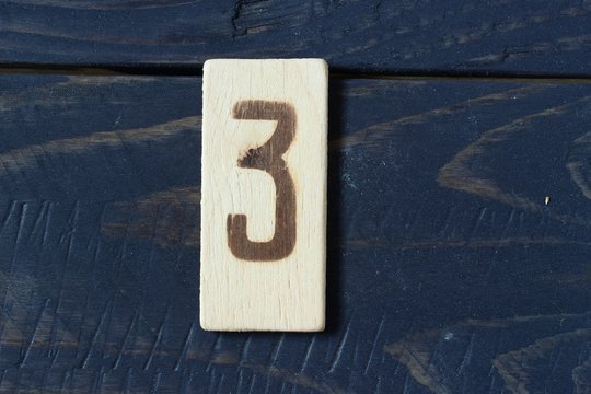 Old retro numbers 3