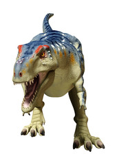 Obraz premium 3D Rendering Dinosaur Tyrannosaurus on White