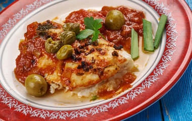 Salt Cod in a Tomato Sauce