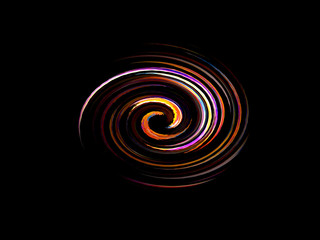 Abstract colorful vortex