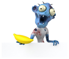Fun zombie - 3D Illustration