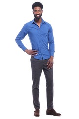 Fototapeta premium Full body afro man