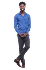 Fototapeta premium Full body afro man