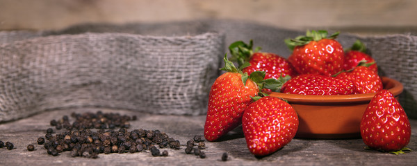 Pfeffer und Erdbeeren, Trend swavory, würzig und süß