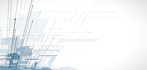 Digital technology world. Business virtual concept. Vector background