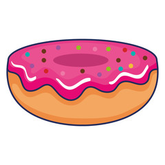 sweet donut bakery icon vector illustration design