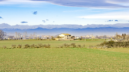 Obraz premium Paisaje del Osona, Barcelona, Catalunya, España