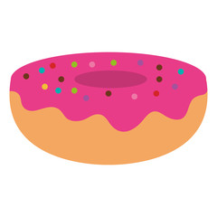 sweet donut bakery icon vector illustration design