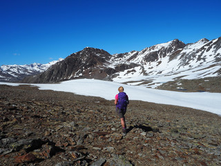 In der hohen Bergwelt im Vinschgau