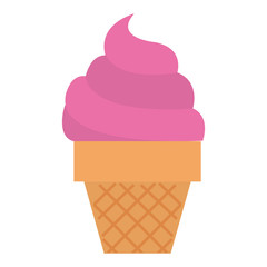 delicious ice cream icon vector illustration design
